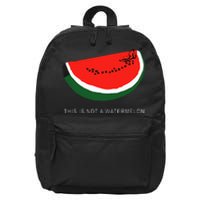 Watermelon This Is Not A Watermelon Palestine Collection 16 in Basic Backpack