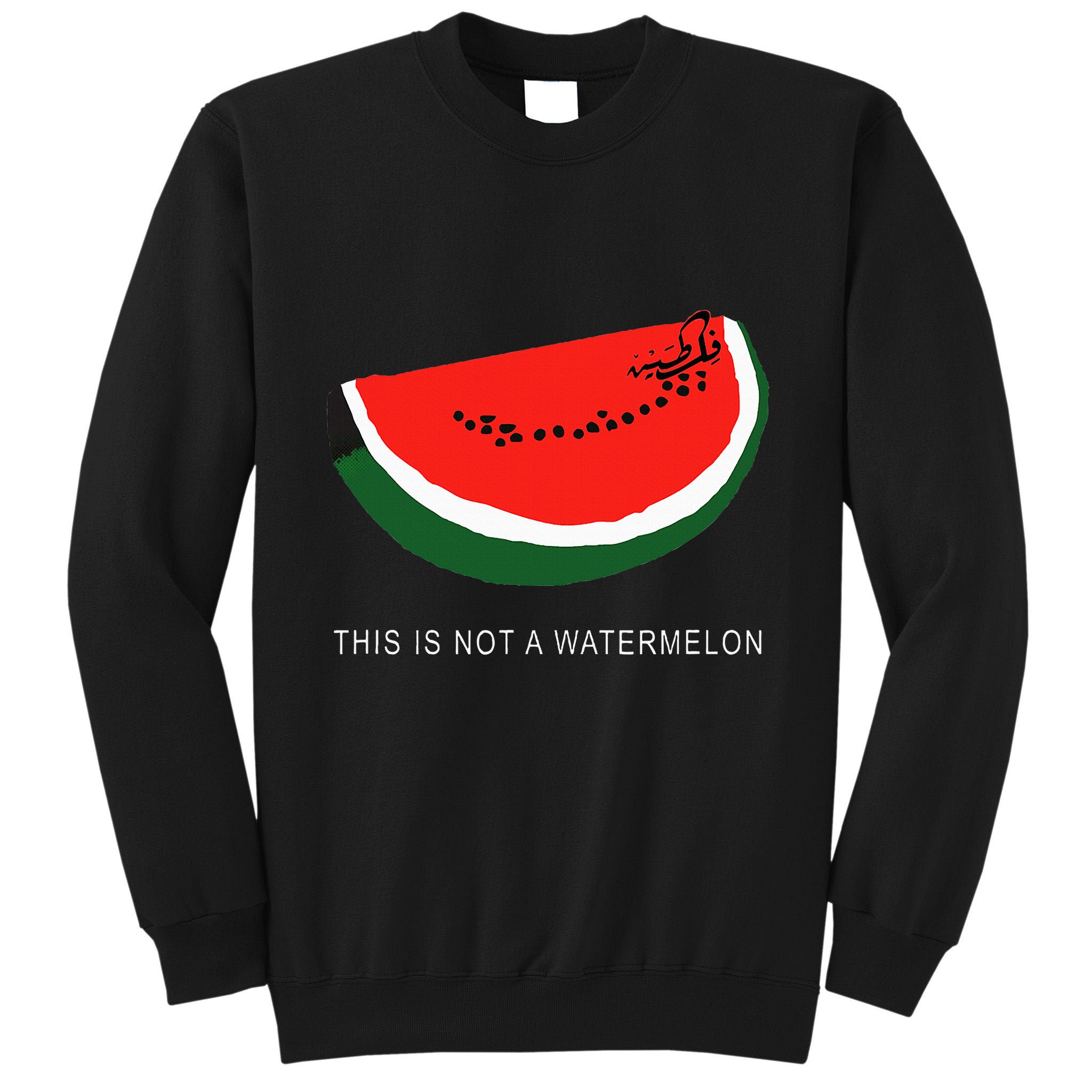Watermelon This Is Not A Watermelon Palestine Collection Tall Sweatshirt
