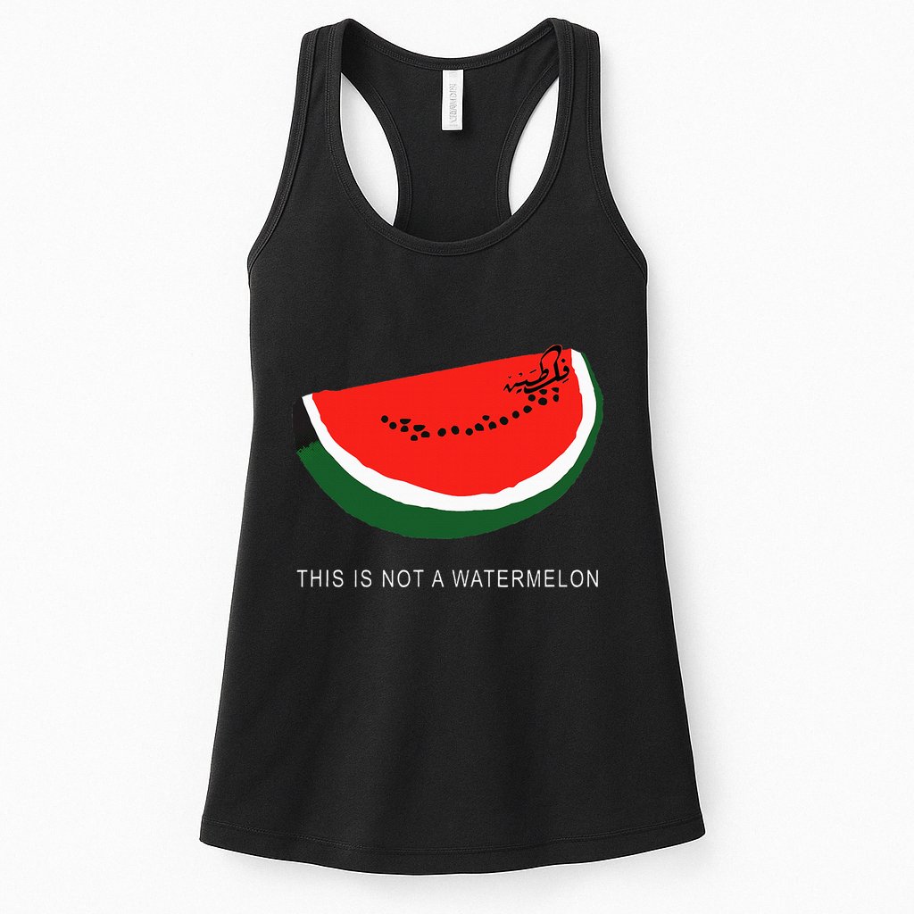Watermelon This Is Not A Watermelon Palestine Collection Womens Tank Top