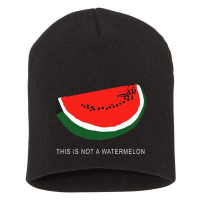 Watermelon This Is Not A Watermelon Palestine Collection Short Acrylic Beanie