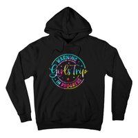 Warning Trip In Progress Trip Vacation Tie Dye Hoodie