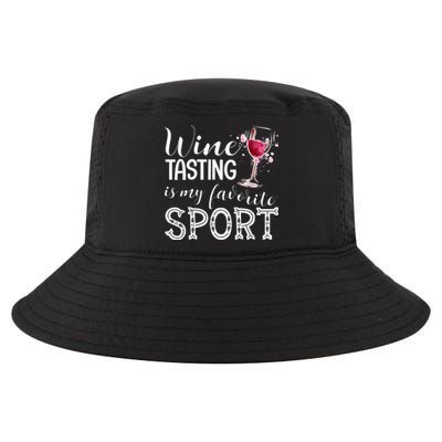 Wine Tasting Is My Favorite Sport Cool Comfort Performance Bucket Hat