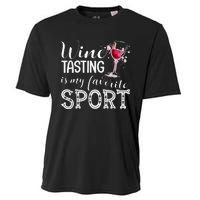 Wine Tasting Is My Favorite Sport Cooling Performance Crew T-Shirt