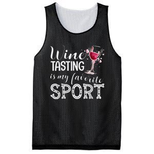 Wine Tasting Is My Favorite Sport Mesh Reversible Basketball Jersey Tank