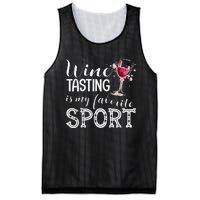 Wine Tasting Is My Favorite Sport Mesh Reversible Basketball Jersey Tank