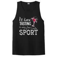 Wine Tasting Is My Favorite Sport PosiCharge Competitor Tank