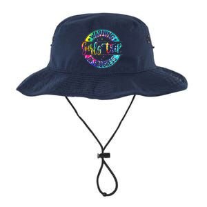 Warning Trip In Progress Trip Vacation Tie Dye Legacy Cool Fit Booney Bucket Hat