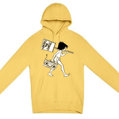 Wheres The Jungle Premium Pullover Hoodie