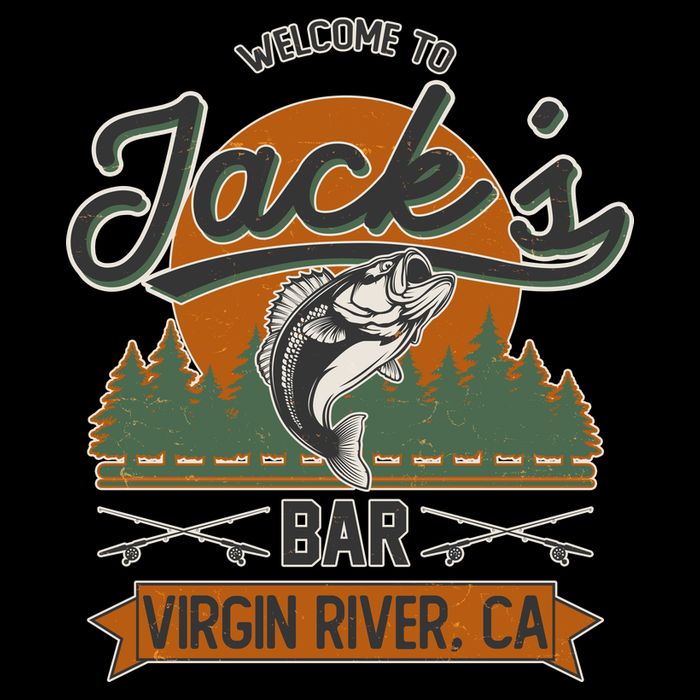 Welcome To Jack's Bar Virgin River California Tie-Dye T-Shirt
