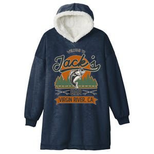 Welcome To Jack's Bar Virgin River California Hooded Wearable Blanket