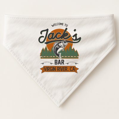 Welcome To Jack's Bar Virgin River California USA-Made Doggie Bandana