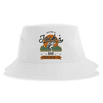 Welcome To Jack's Bar Virgin River California Sustainable Bucket Hat