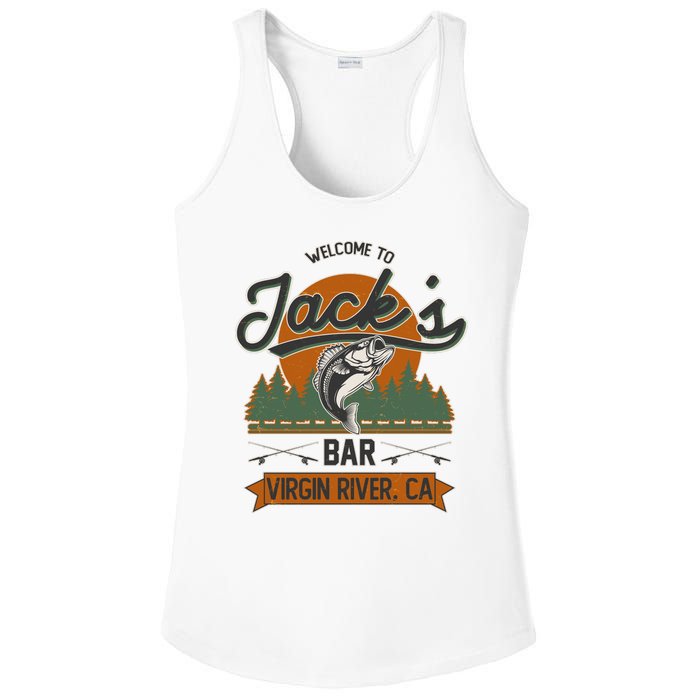 Welcome To Jack's Bar Virgin River California Ladies PosiCharge Competitor Racerback Tank