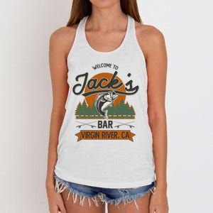 Welcome To Jack's Bar Virgin River California Women's Knotted Racerback Tank