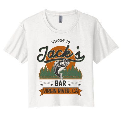 Welcome To Jack's Bar Virgin River California Crop Top