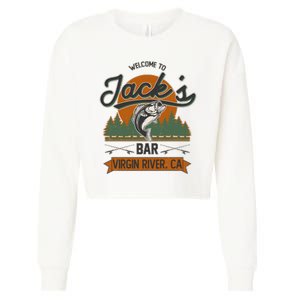 Welcome To Jack's Bar Virgin River California Cropped Pullover Crew