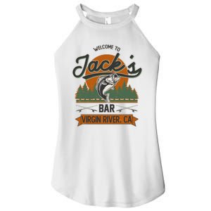 Welcome To Jack's Bar Virgin River California Women's Perfect Tri Rocker Tank