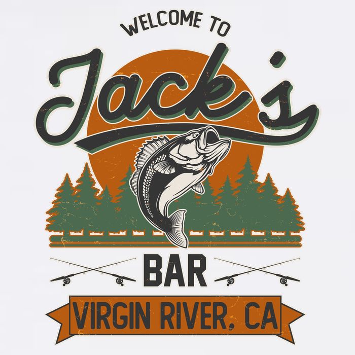 Welcome To Jack's Bar Virgin River California Womens T-Shirt