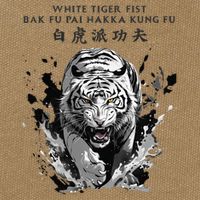 White Tiger Kung Fu Bak Fu Pai Cotton Canvas Backpack