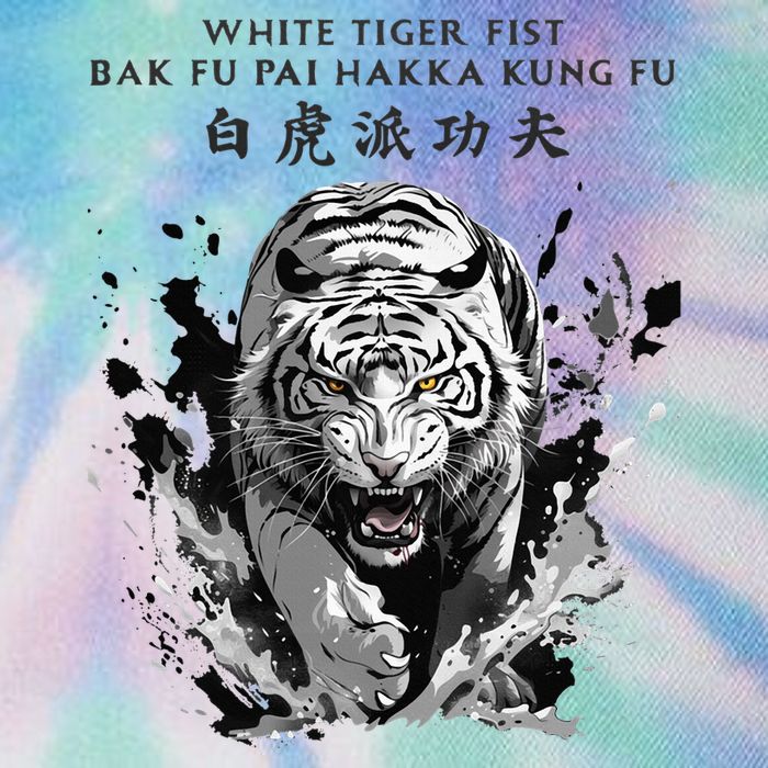 White Tiger Kung Fu Bak Fu Pai Legacy Tie Dye Trucker Hat