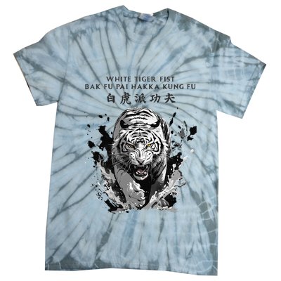 White Tiger Kung Fu Bak Fu Pai Tie-Dye T-Shirt