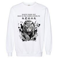 White Tiger Kung Fu Bak Fu Pai Garment-Dyed Sweatshirt