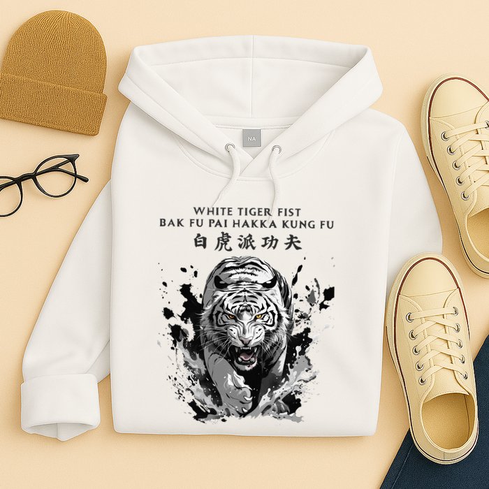 White Tiger Kung Fu Bak Fu Pai Hoodie