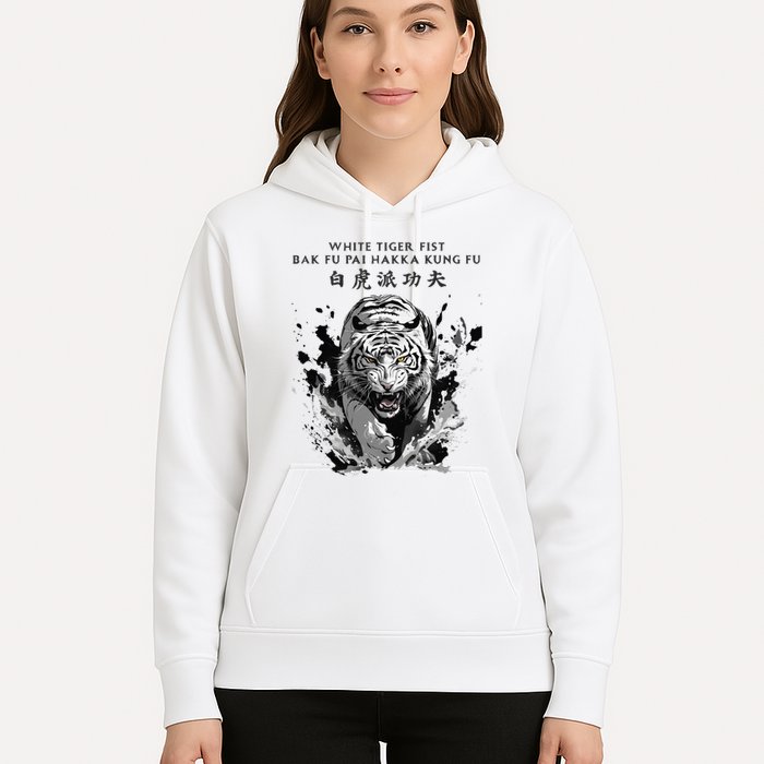 White Tiger Kung Fu Bak Fu Pai Hoodie