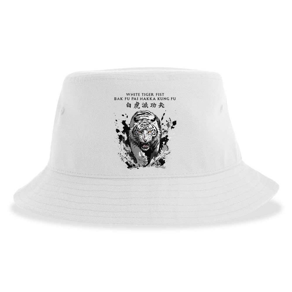 White Tiger Kung Fu Bak Fu Pai Sustainable Bucket Hat