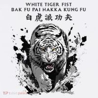 White Tiger Kung Fu Bak Fu Pai Flatbill Hat