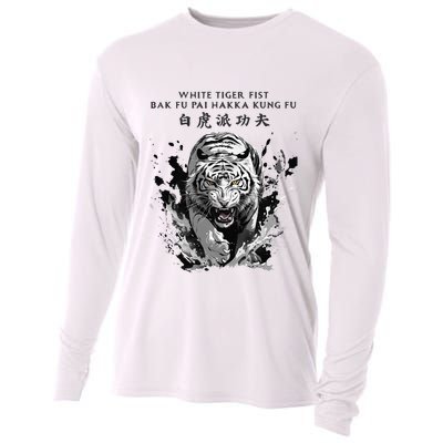 White Tiger Kung Fu Bak Fu Pai Cooling Performance Long Sleeve Crew