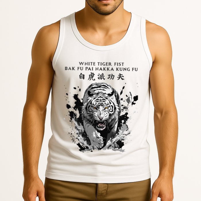 White Tiger Kung Fu Bak Fu Pai Tank Top