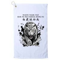 White Tiger Kung Fu Bak Fu Pai Golf Towel