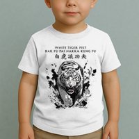 White Tiger Kung Fu Bak Fu Pai Toddler T-Shirt