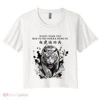 White Tiger Kung Fu Bak Fu Pai Crop Top
