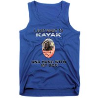 Want To Kayak Hang W Dog Neopolitan Mastiff Cool Gift Tank Top