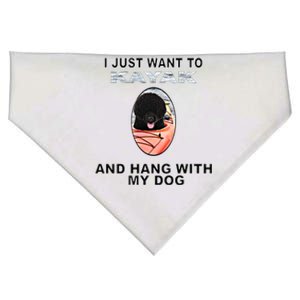 Want To Kayak Hang W Dog Portuguese Water Dog Great Gift USA-Made Doggie Bandana