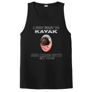 Want To Kayak Hang W Dog Retriever Flatcoated Gift PosiCharge Competitor Tank