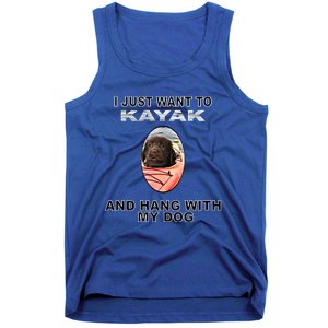 Want To Kayak Hang W Dog Retriever Flatcoated Gift Tank Top