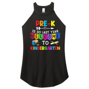 Welcome To Kindergarten Teacher Women’s Perfect Tri Rocker Tank