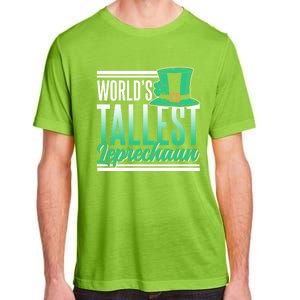 World's Tallest Leprechaun Irish St Patricks Day Ireland St Cool Gift Adult ChromaSoft Performance T-Shirt