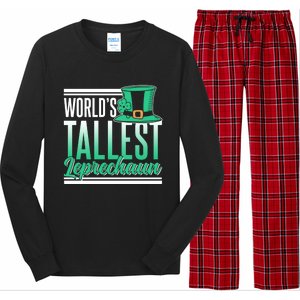 World's Tallest Leprechaun Irish St Patricks Day Ireland St Cool Gift Long Sleeve Pajama Set