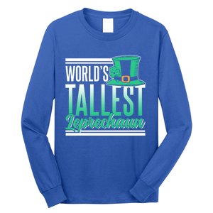 World's Tallest Leprechaun Irish St Patricks Day Ireland St Cool Gift Long Sleeve Shirt