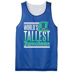 World's Tallest Leprechaun Irish St Patricks Day Ireland St Cool Gift Mesh Reversible Basketball Jersey Tank