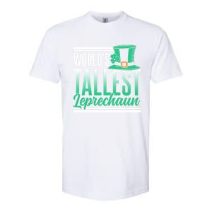 World's Tallest Leprechaun Irish St Patricks Day Ireland St Cool Gift Softstyle CVC T-Shirt