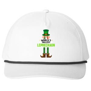 World's Tallest Leprechaun Mask St Patrick's Day Gift Snapback Five-Panel Rope Hat