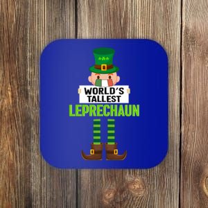 World's Tallest Leprechaun Mask St Patrick's Day Gift Coaster