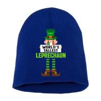 World's Tallest Leprechaun Mask St Patrick's Day Gift Short Acrylic Beanie