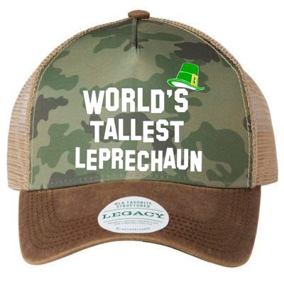 World's Tallest Leprechaun Funny Legacy Tie Dye Trucker Hat