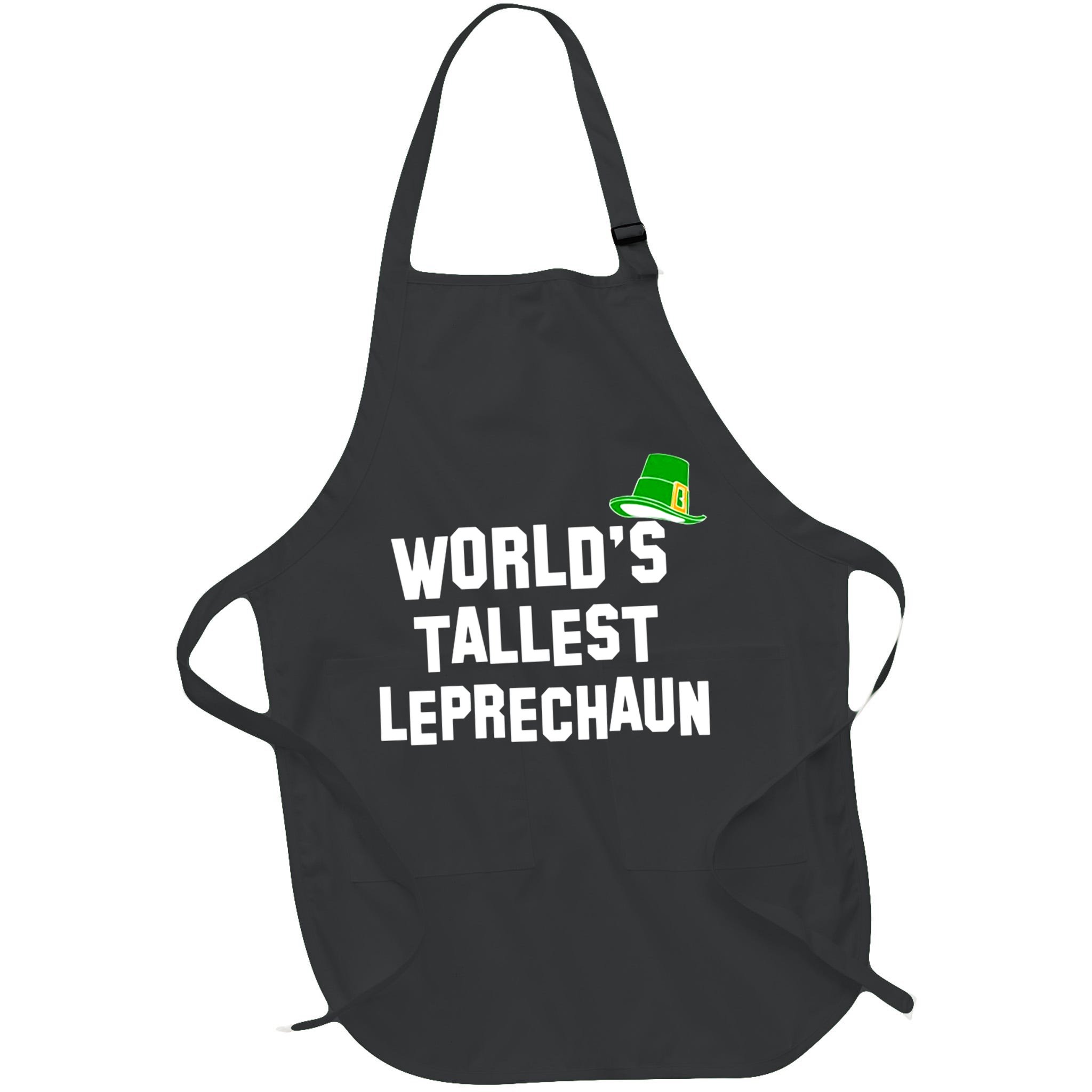 World's Tallest Leprechaun Funny Apron